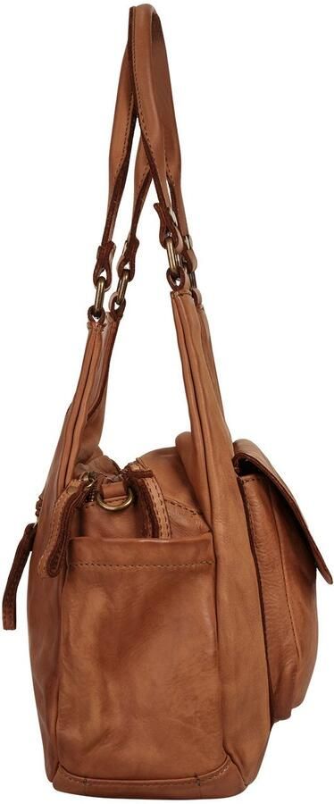 Sa tha Look Schoudertas echt leer made in italy - Foto 6