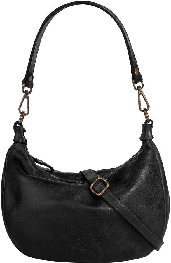 Sa tha Look Schoudertas echt leer made in italy - Foto 6