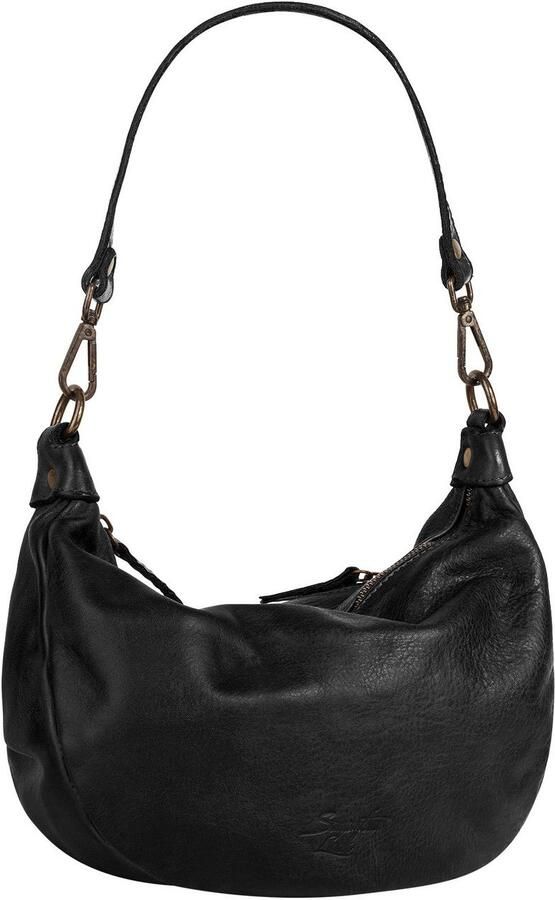 Sa tha Look Schoudertas echt leer made in italy - Foto 3