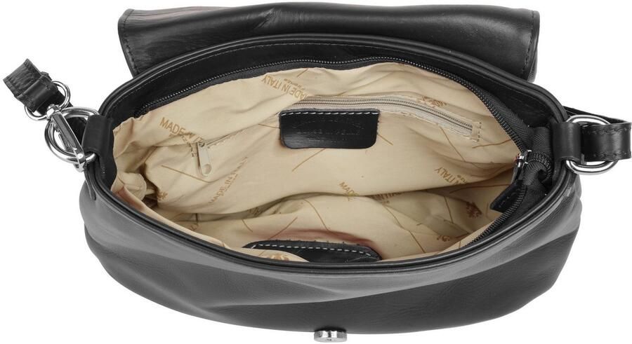 Sa tha Look Schoudertas echt leer made in italy - Foto 7