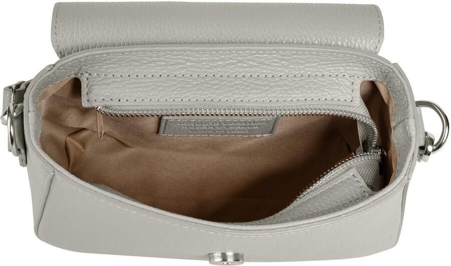 Sa tha Look Schoudertas echt leer made in italy