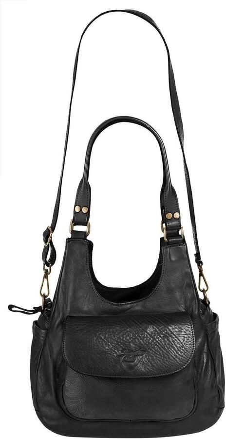 Sa tha Look Schoudertas echt leer made in italy - Foto 5