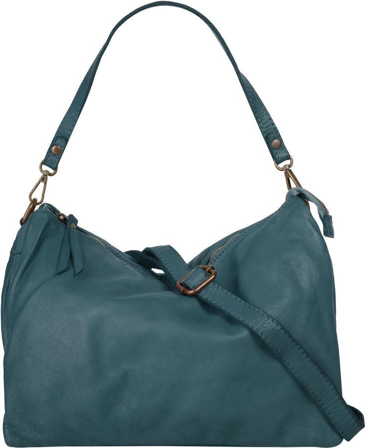 Sa tha Look Schoudertas echt leer made in italy - Foto 2