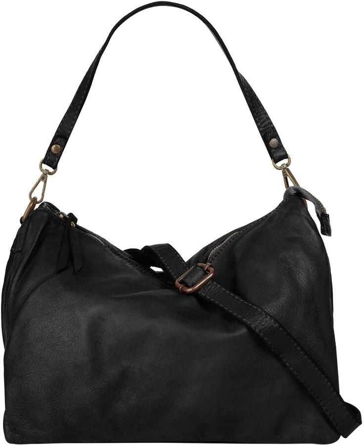 Sa tha Look Schoudertas echt leer made in italy - Foto 2