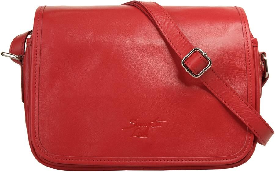 Sa tha Look Schoudertas echt leer made in italy - Foto 7