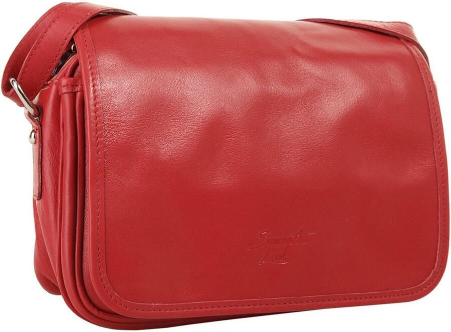 Sa tha Look Schoudertas echt leer made in italy