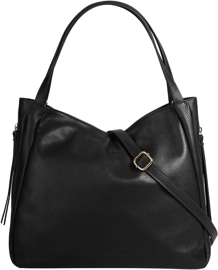 Sa tha Look Schoudertas echt leer made in italy - Foto 6