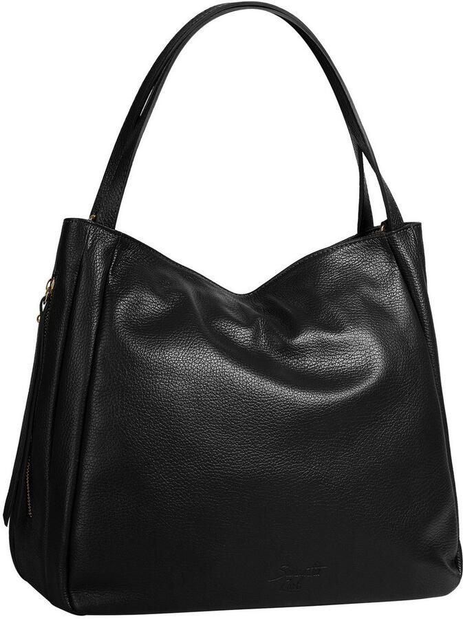 Sa tha Look Schoudertas echt leer made in italy - Foto 3