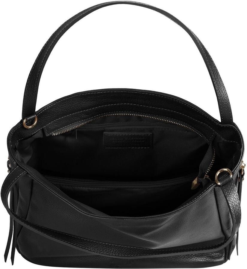 Sa tha Look Schoudertas echt leer made in italy