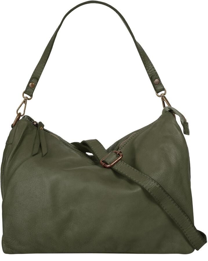 Sa tha Look Schoudertas echt leer made in italy - Foto 2