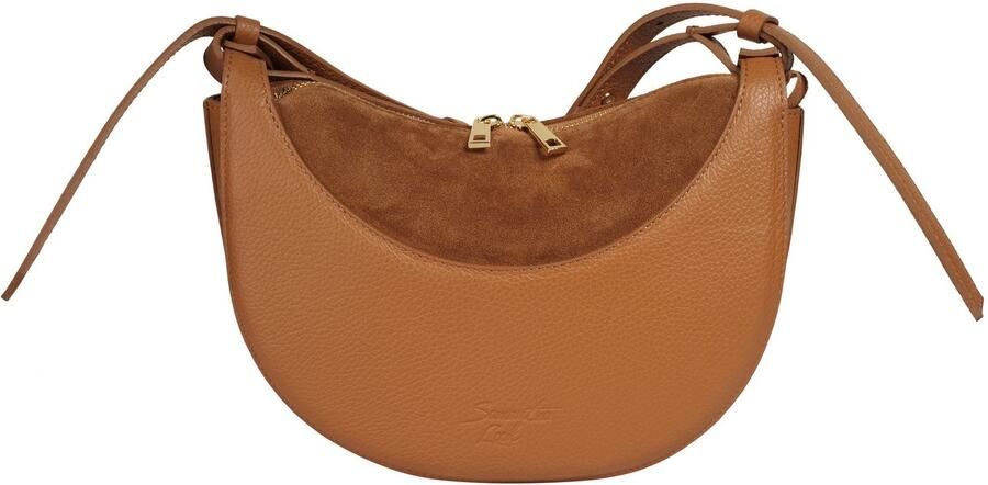 Sa tha Look Schoudertas echt leer made in italy - Foto 3