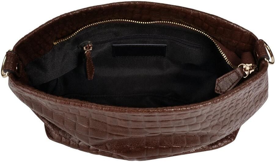 Sa tha Look Schoudertas echt leer made in italy - Foto 4
