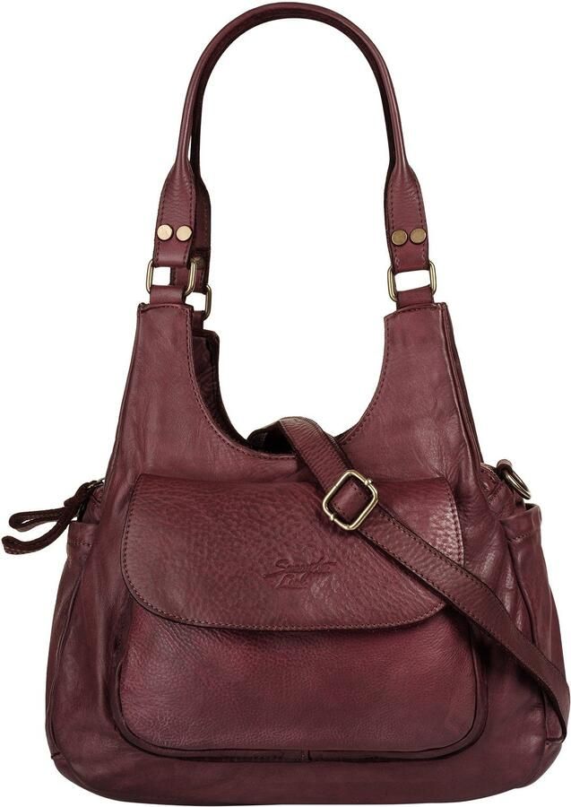 Sa tha Look Schoudertas echt leer made in italy - Foto 7