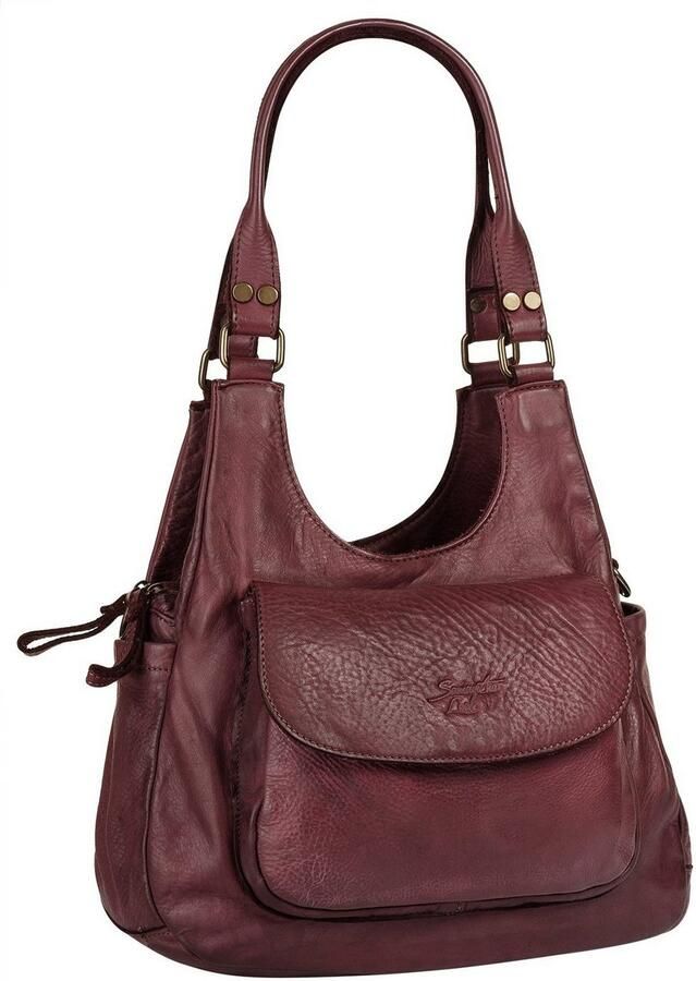 Sa tha Look Schoudertas echt leer made in italy - Foto 4