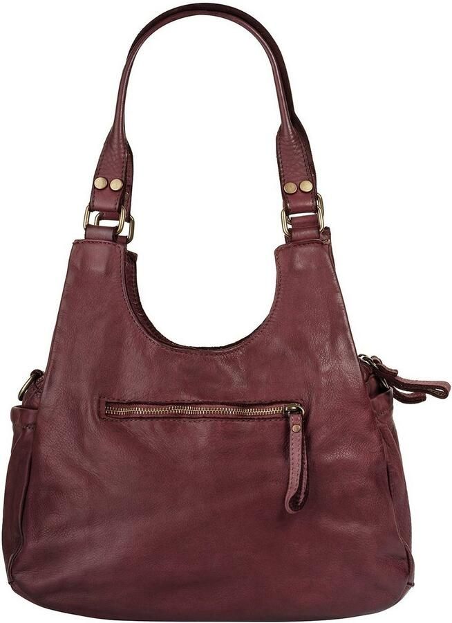Sa tha Look Schoudertas echt leer made in italy - Foto 3