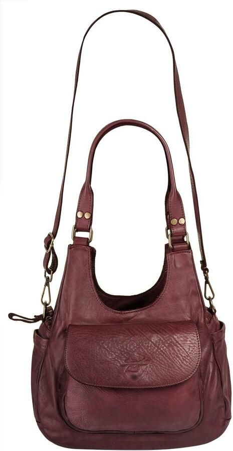Sa tha Look Schoudertas echt leer made in italy - Foto 5