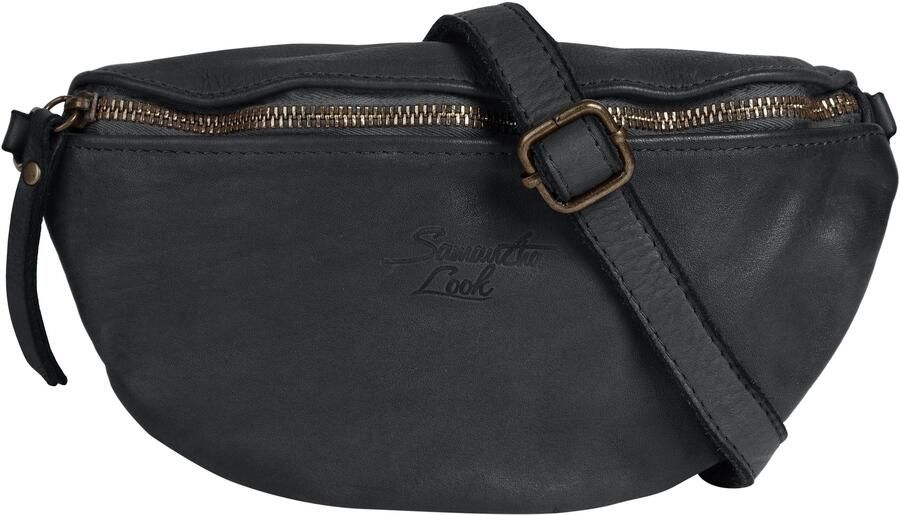 Sa tha Look Schoudertas echt leer made in italy - Foto 6