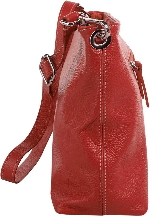 Sa tha Look Schoudertas echt leer made in italy - Foto 3
