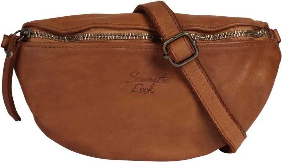 Sa tha Look Schoudertas echt leer made in italy - Foto 5