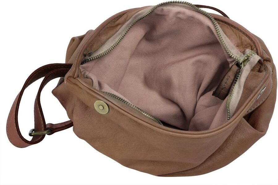 Sa tha Look Schoudertas echt leer made in italy - Foto 4