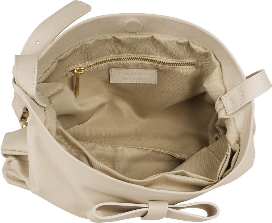 Sa tha Look Schoudertas echt leer made in italy