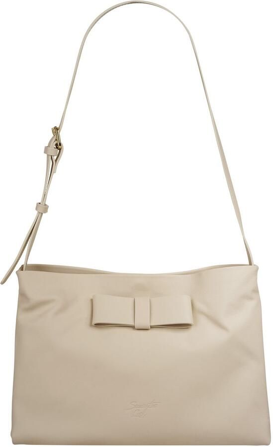 Sa tha Look Schoudertas echt leer made in italy - Foto 4