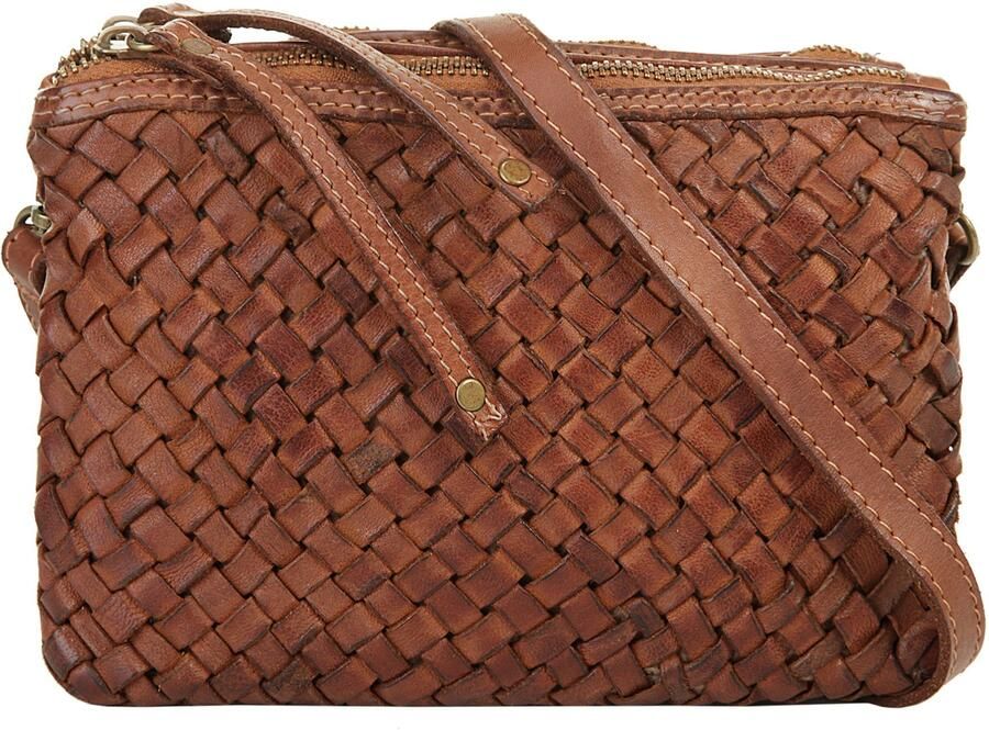 Sa tha Look Schoudertas echt leer made in italy - Foto 9