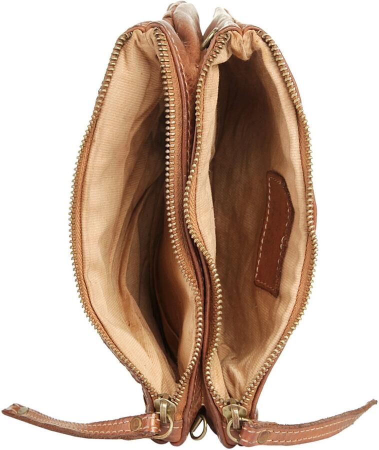 Sa tha Look Schoudertas echt leer made in italy - Foto 3