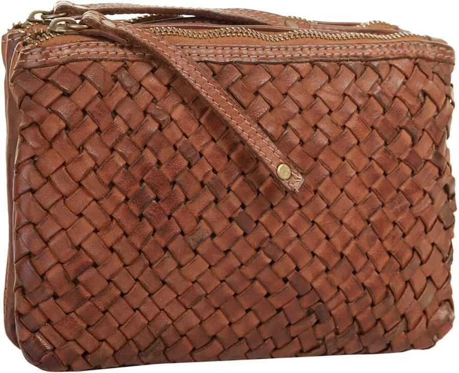 Sa tha Look Schoudertas echt leer made in italy - Foto 4