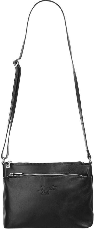 Sa tha Look Schoudertas echt leer made in italy - Foto 6