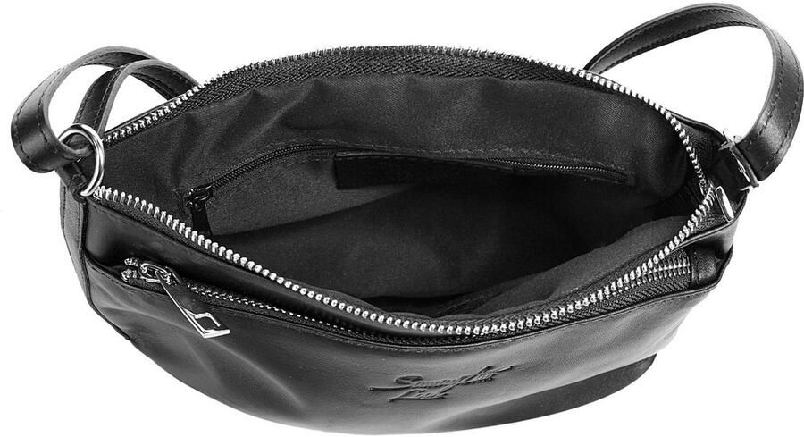 Sa tha Look Schoudertas echt leer made in italy - Foto 5