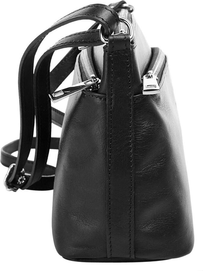 Sa tha Look Schoudertas echt leer made in italy - Foto 4