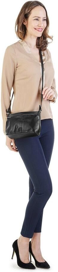 Sa tha Look Schoudertas echt leer made in italy - Foto 7