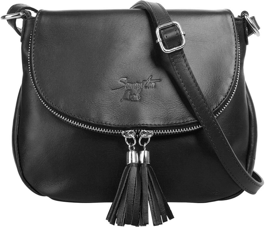 Sa tha Look Schoudertas echt leer made in italy - Foto 3