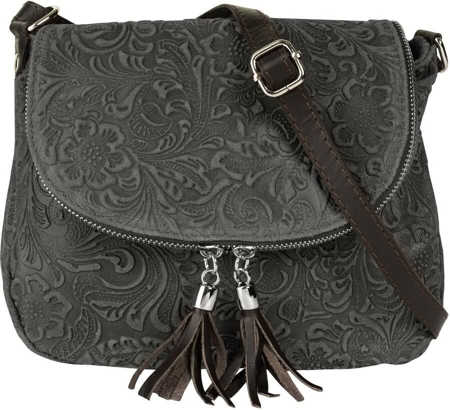 Sa tha Look Schoudertas echt leer made in italy - Foto 2