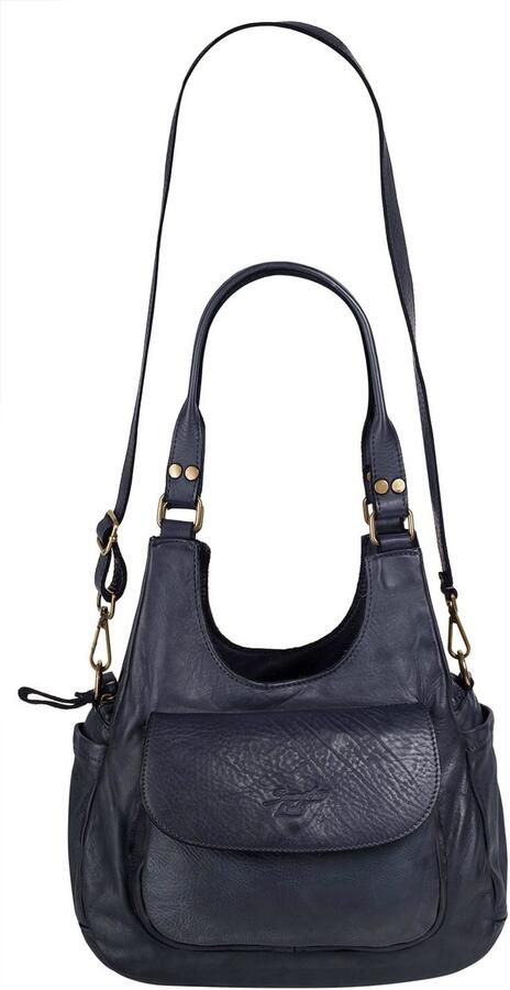 Sa tha Look Schoudertas echt leer made in italy - Foto 5