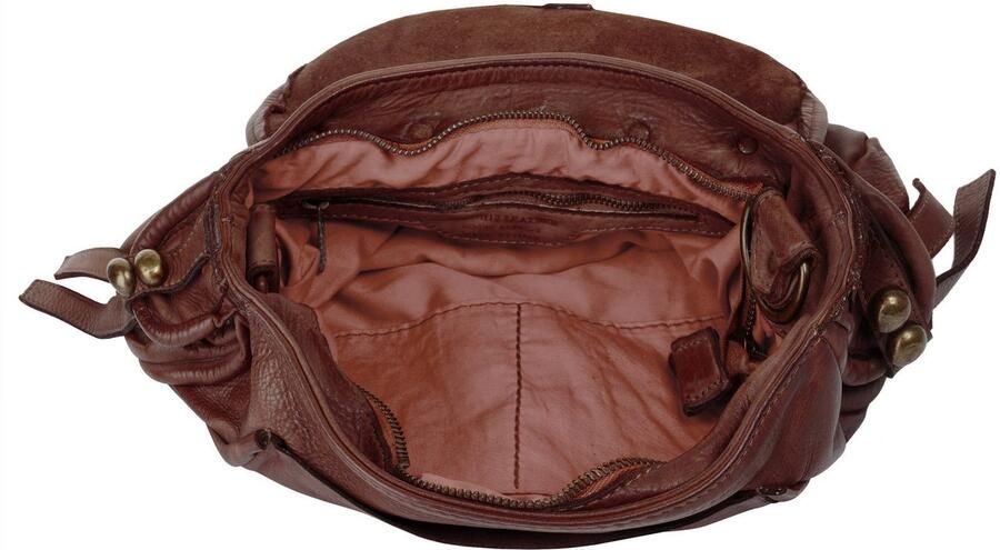 Sa tha Look Schoudertas echt leer made in italy - Foto 3