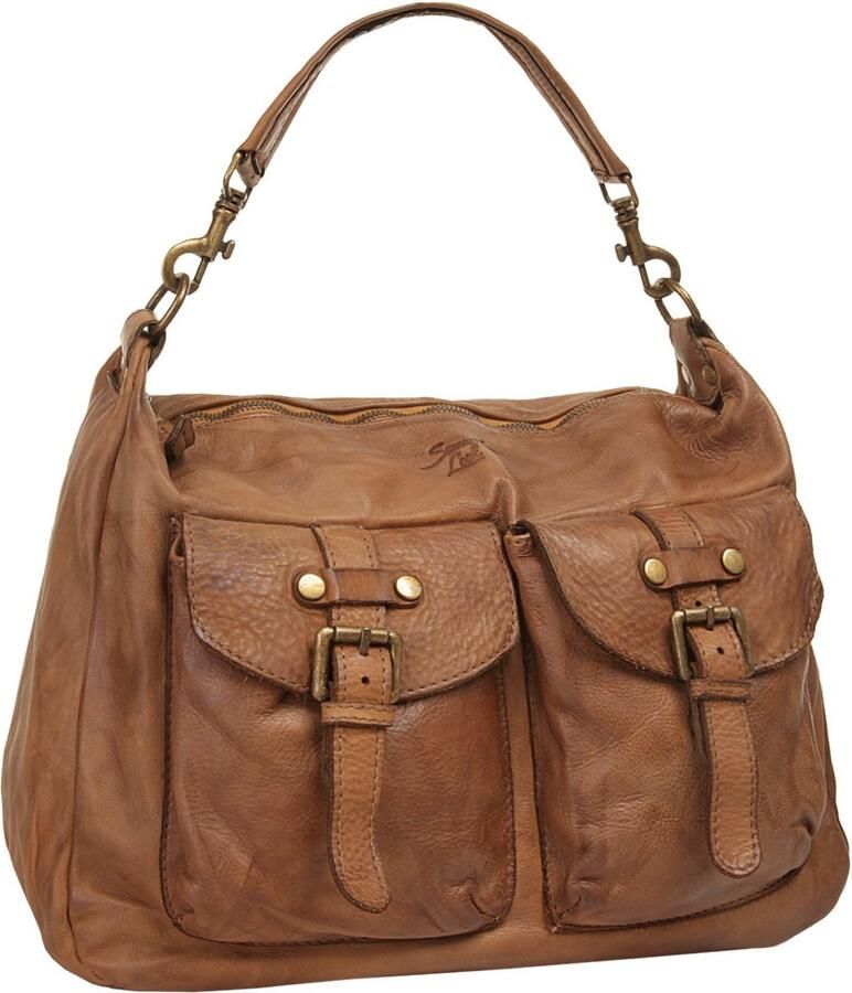 Sa tha Look Schoudertas echt leer made in italy - Foto 4