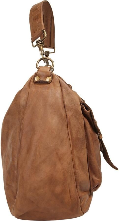 Sa tha Look Schoudertas echt leer made in italy - Foto 8