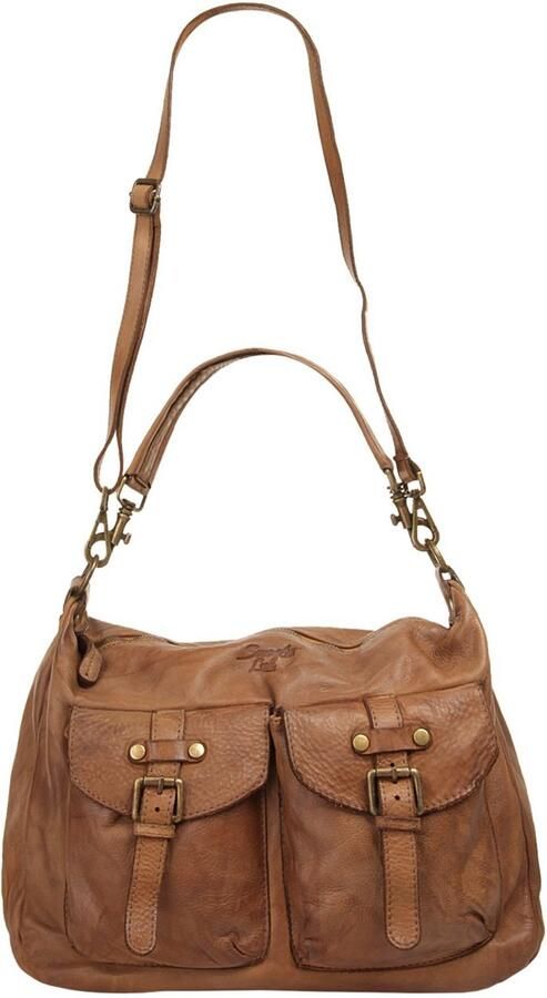 Sa tha Look Schoudertas echt leer made in italy - Foto 7