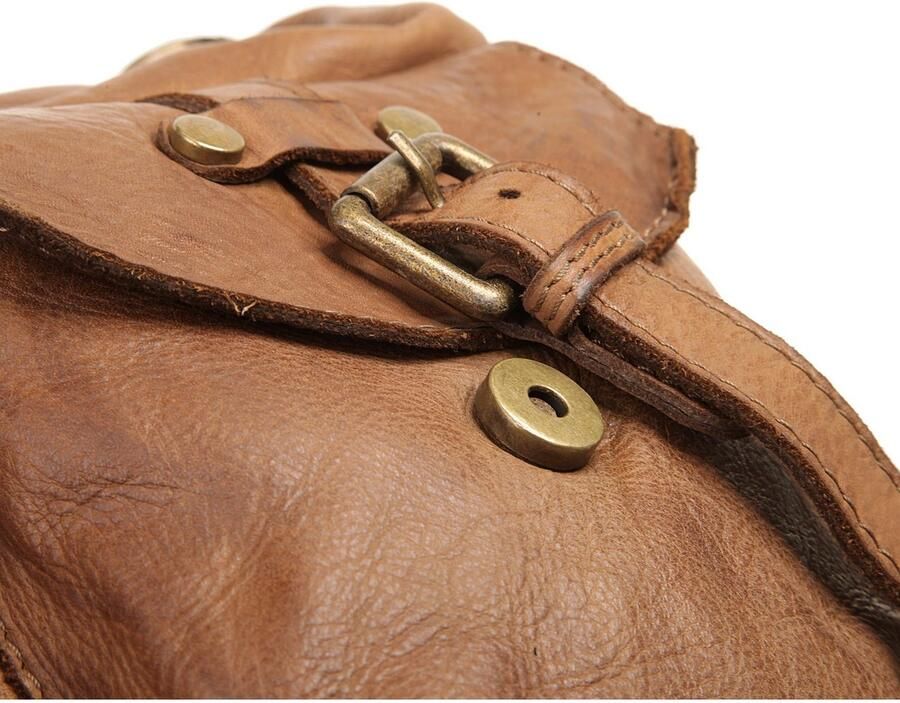 Sa tha Look Schoudertas echt leer made in italy - Foto 5