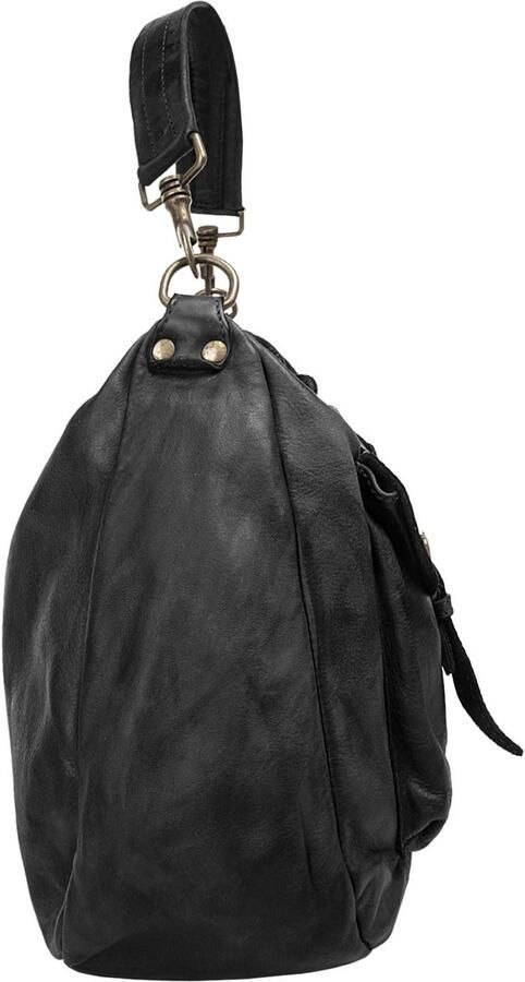 Sa tha Look Schoudertas echt leer made in italy - Foto 8