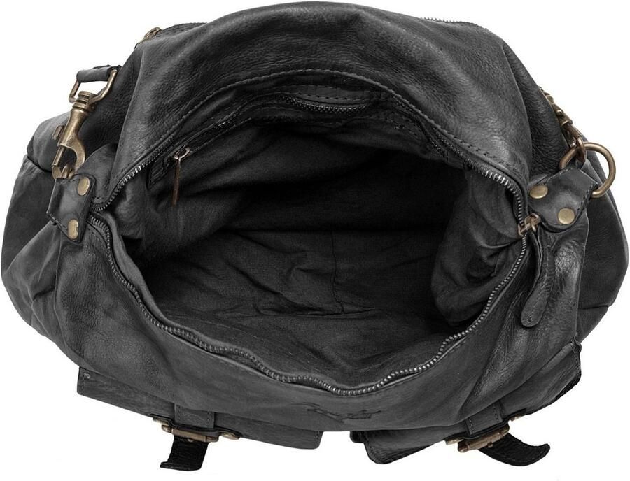 Sa tha Look Schoudertas echt leer made in italy - Foto 6