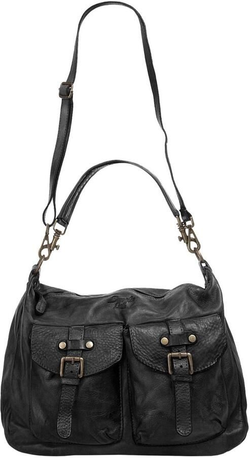 Sa tha Look Schoudertas echt leer made in italy - Foto 7