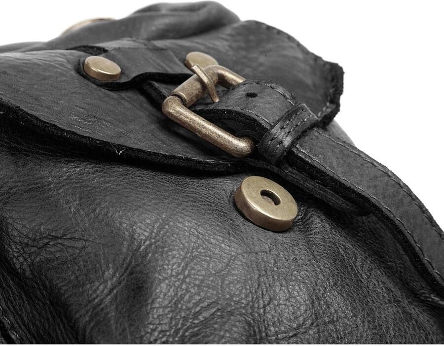 Sa tha Look Schoudertas echt leer made in italy - Foto 5