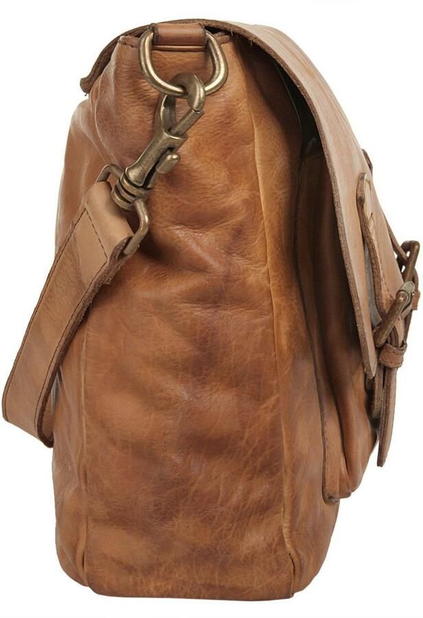 Sa tha Look Schoudertas Tas echt leer made in italy - Foto 7