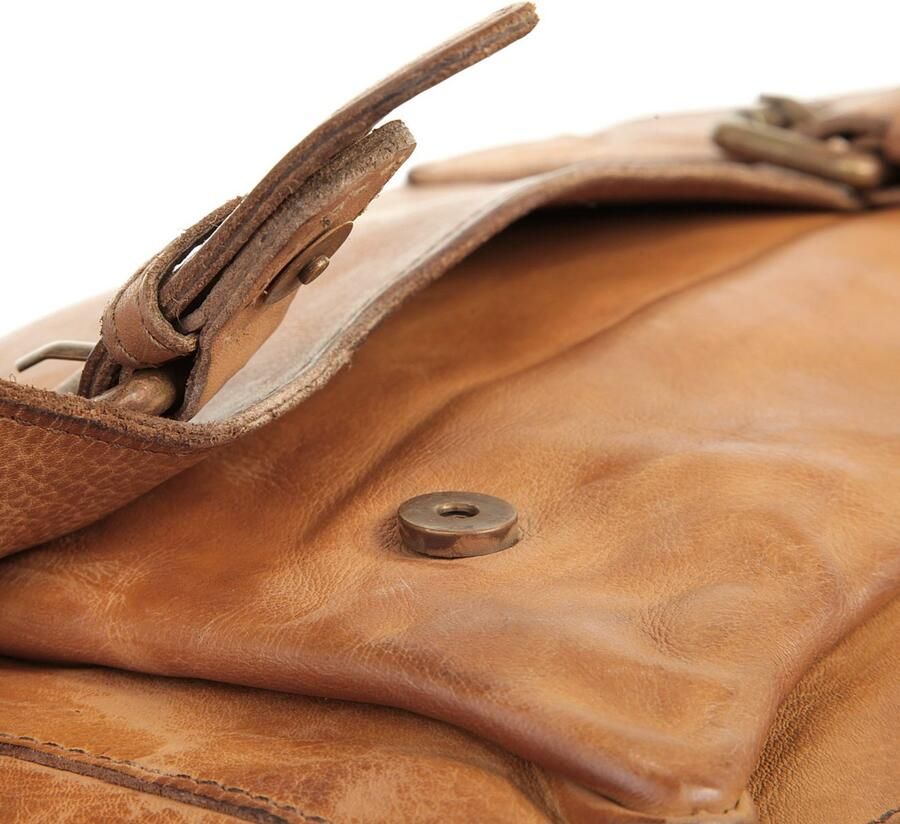 Sa tha Look Schoudertas Tas echt leer made in italy - Foto 2