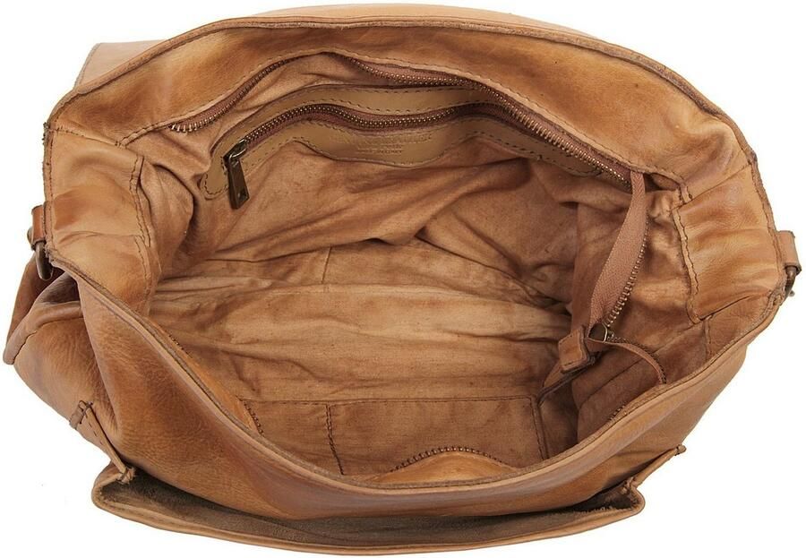 Sa tha Look Schoudertas Tas echt leer made in italy - Foto 6