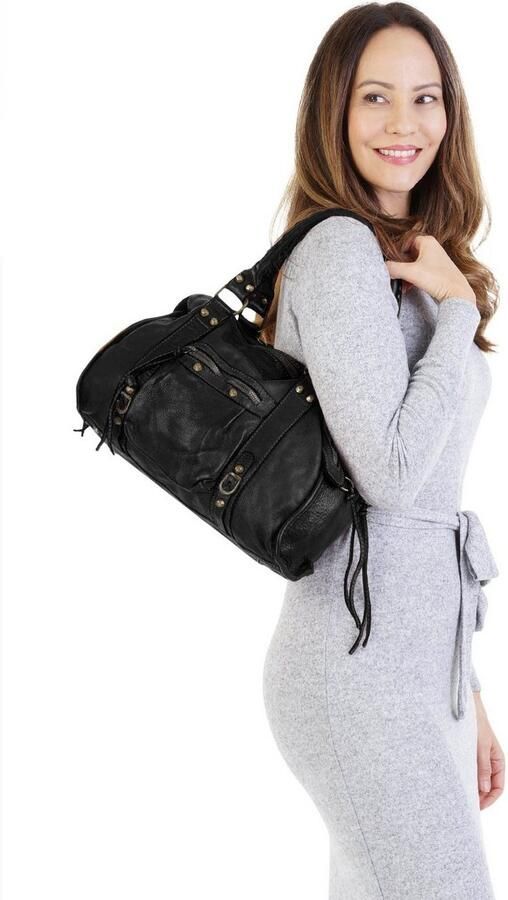 Sa tha Look Shopper echt leer made in italy (1-delig) - Foto 5