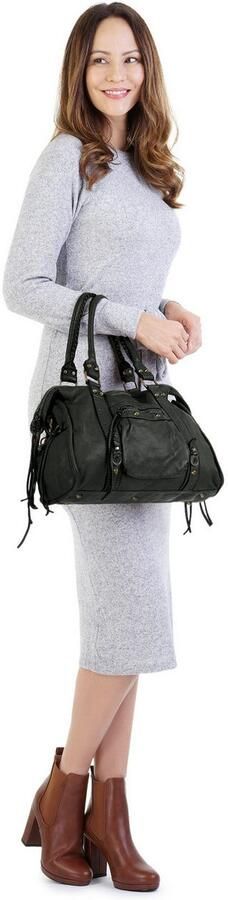 Sa tha Look Shopper echt leer made in italy (1-delig) - Foto 6